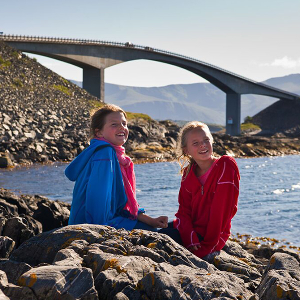 Sur la route de l’Atlantique en famille.