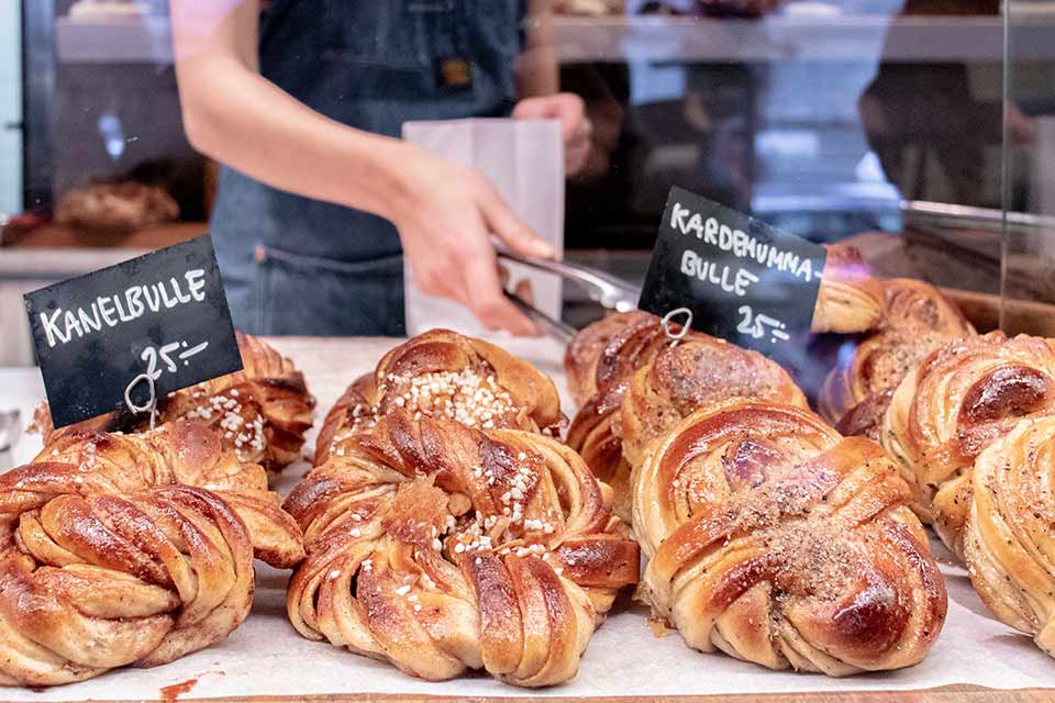Stockholm, Fika, Cinnamon bun
