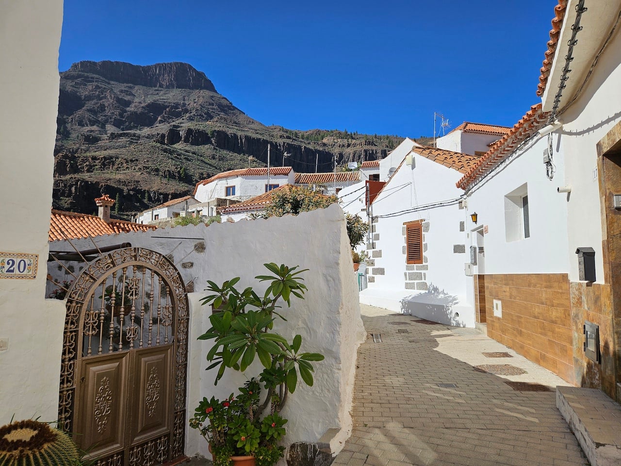 small village in mountains