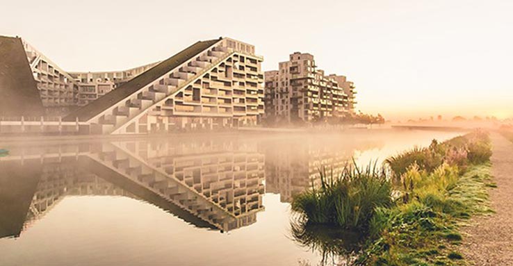 Fly to Copenhagen, experience Danish design and architecture.