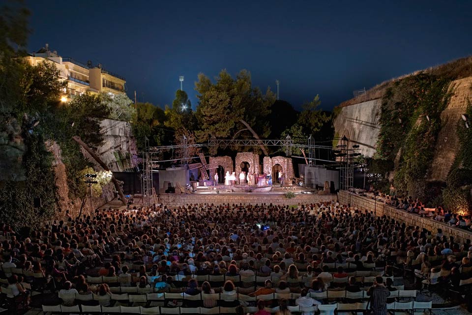 Fly to Heraklion in the summer and experience the arts festival.