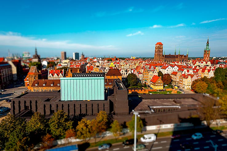 Fly to Gdansk, visit the Gdansk Shakespeare Theatre