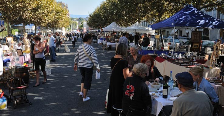 Fly to Geneva, visit the Plainpalais flea market.