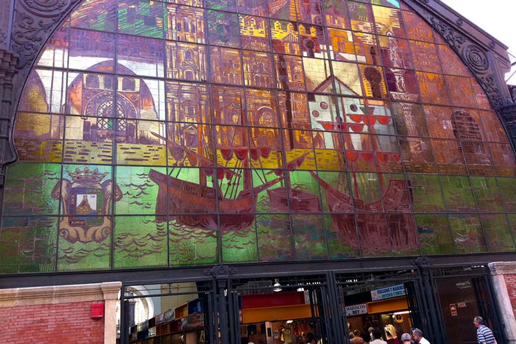 Flights to Malaga, visit the Atarazanas market.