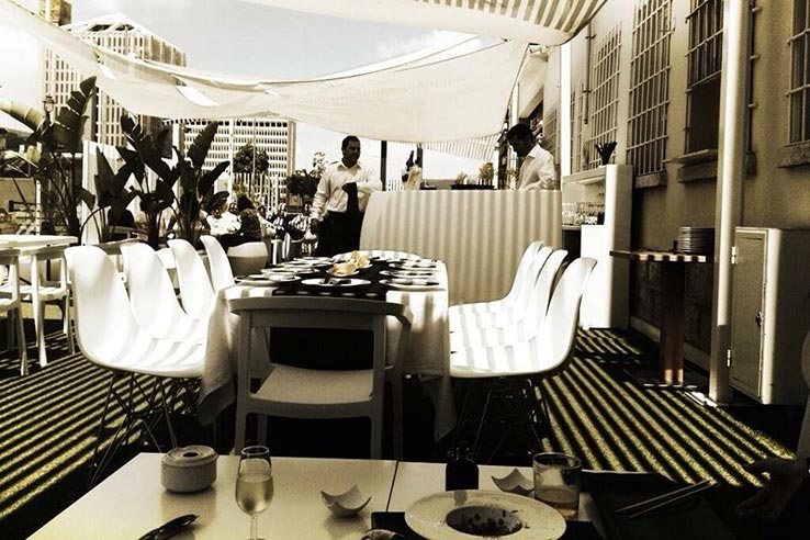 Flights to Malaga, dine at Oleo.