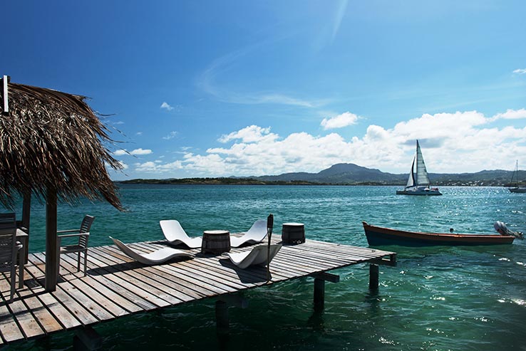 Fly to Martinique, dine at La Maison de L’ilet Oscar.