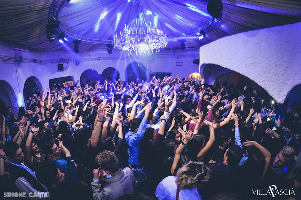 Fly to Olbia, Sardinia, go clubbing at Villa Pascia.