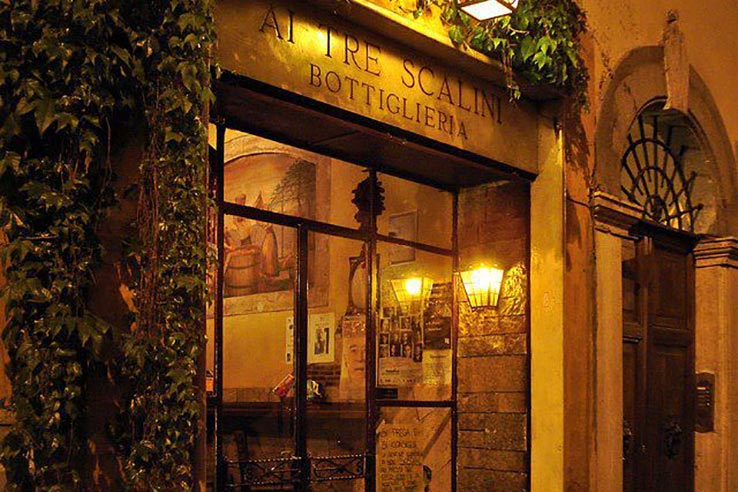 Fly to Rome, visit Ai Tre Scallini.