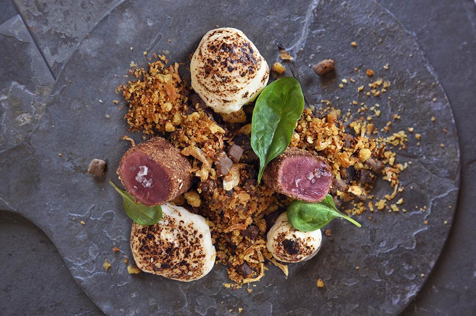 Flights to Santorini, dine at Selene.