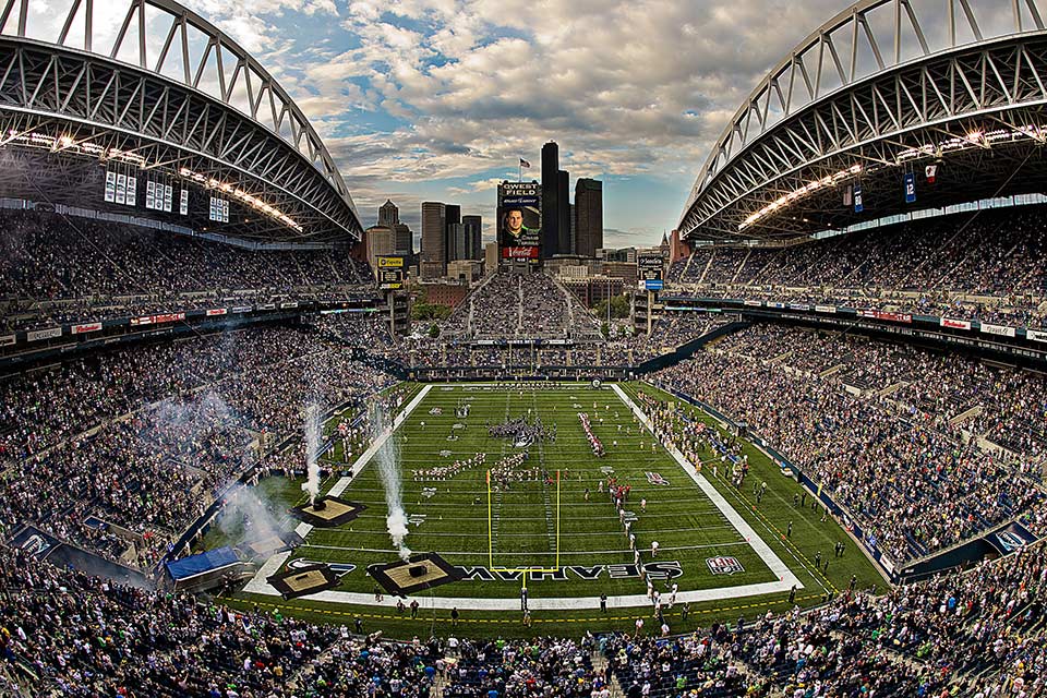 Fly to Seattle, catch a game with the Seattle Seahawks.
