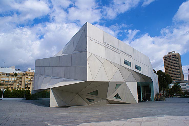 Fly to Tel Aviv, visit Tel Aviv Museum of Art.