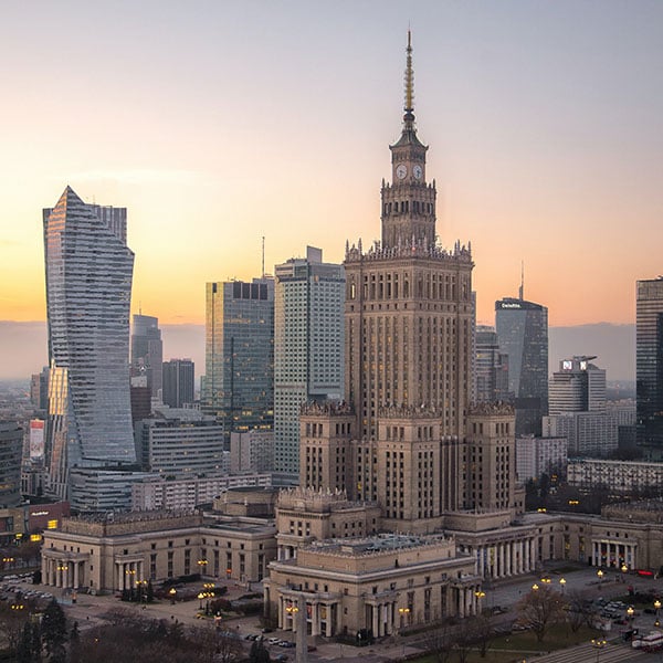 "Warsaw - Palace of culture and science""